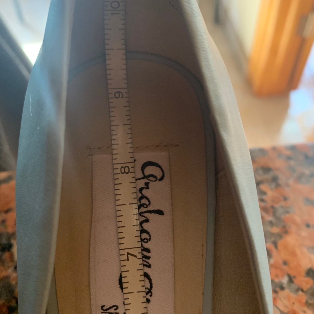 Bundle 3 for $30 graham Street ModCloth “Lorena” blue/silver heels 7.5 - Picture 8 of 8